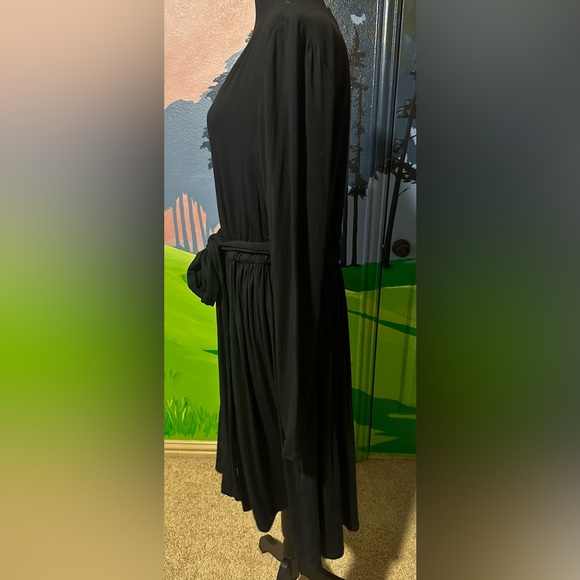 Rebecca Taylor Black Knit Midi Sz XL NWOT - Picture 3 of 4